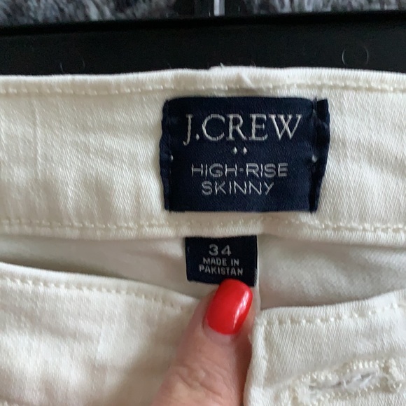 J Crew High Rise Skinny Jeans size 16 or size 34 - Picture 5 of 5